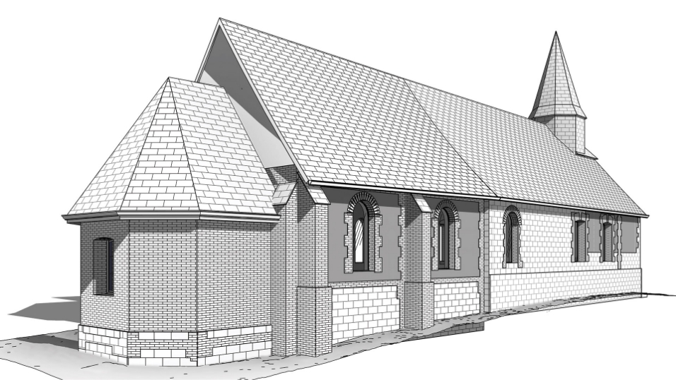 Maquette de l’église