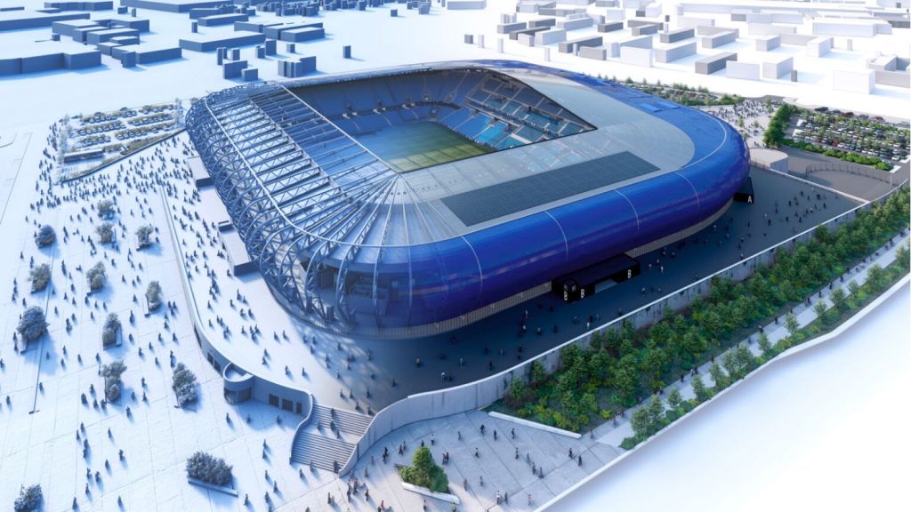 scan 3 D stade Océane Le Havre