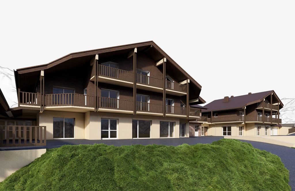 Jumeau numérique de chalets à la Clusaz en Haute Savoie
