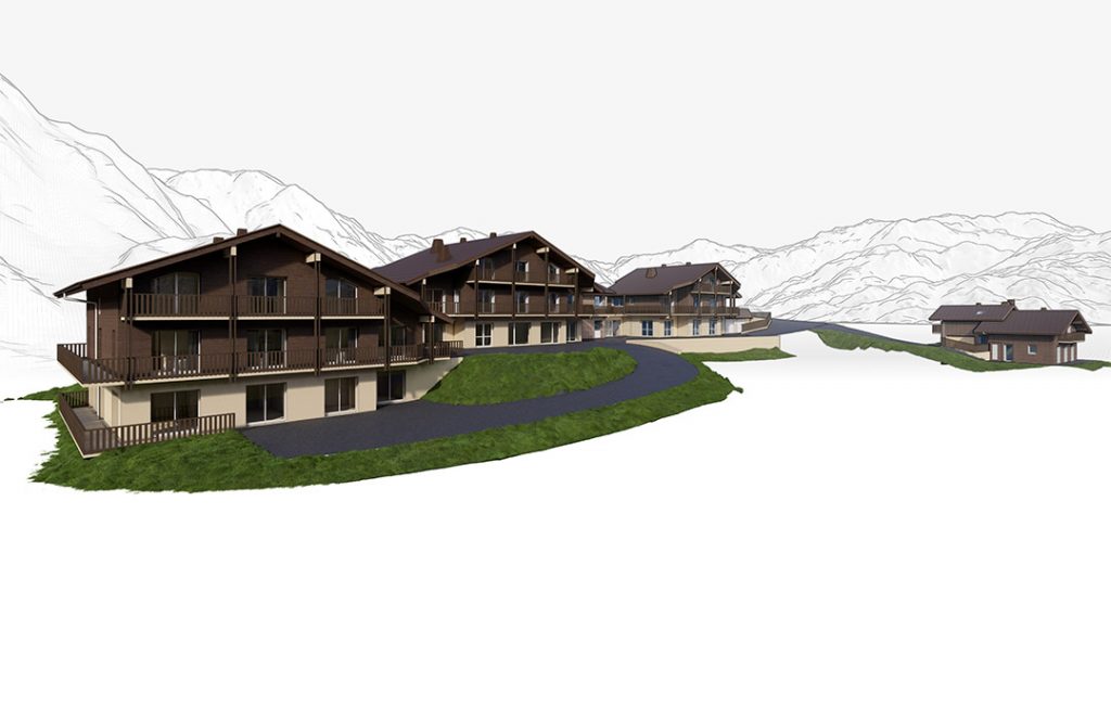 Jumeau numérique de chalets à la Clusaz en Haute Savoie