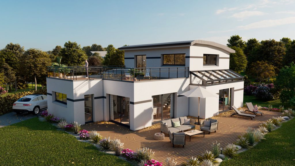 Maison individuelle Style moderne, Octeville-sur-Mer (76)