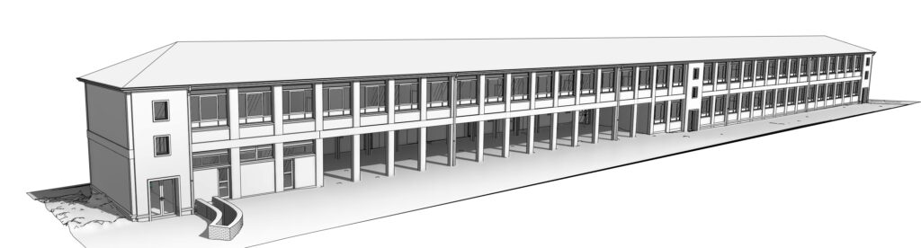 vue façade Ecole Césaire Levillain 2