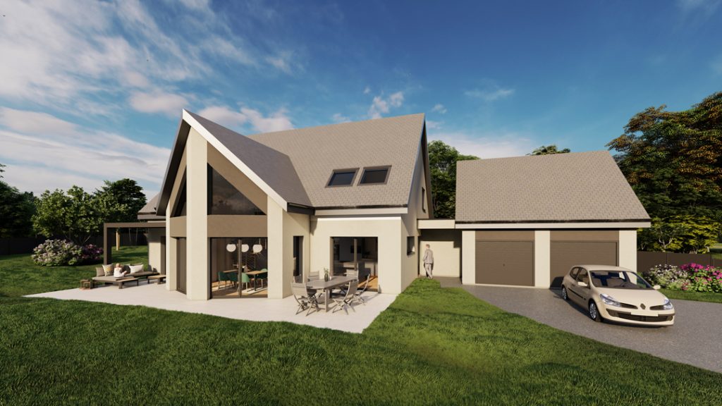 Maison individuelle Style moderne, La-Rivière-Saint-Sauveur (14)