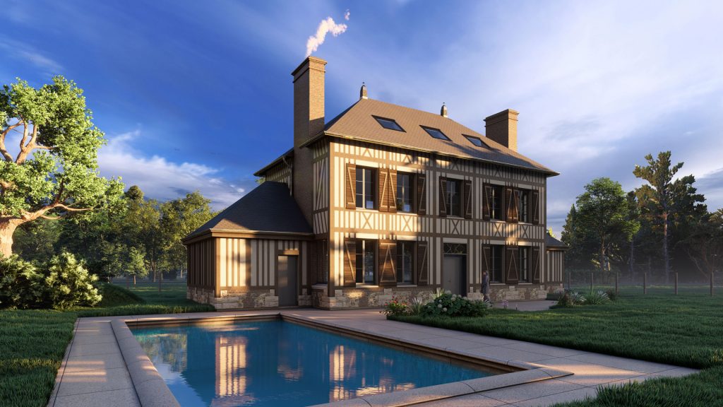 Maison individuelle Style Normand, Toutainville (27)