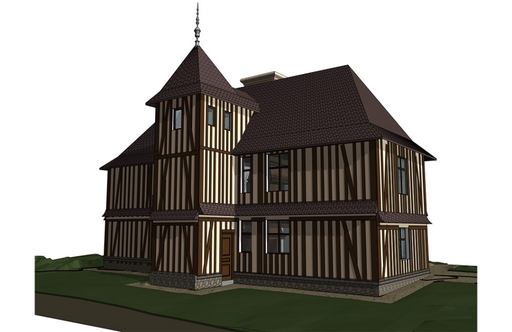 Relevé par scanner 3D et maquette numérique du musée Pierre Corneille à Petit Couronne et Normandie