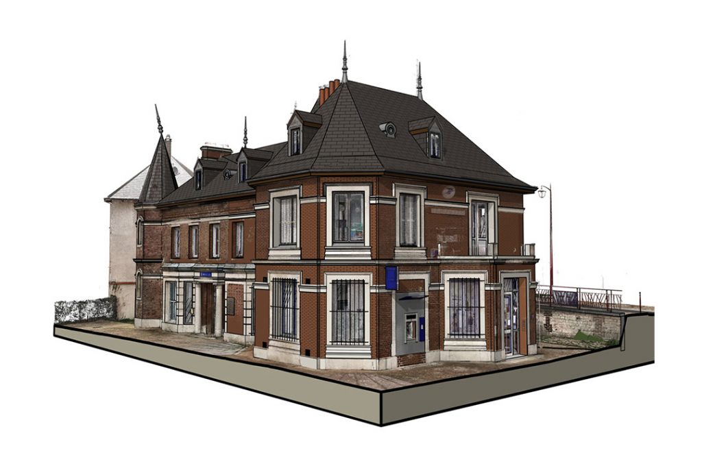 Relevé par scanner 3D et maquette numérique du musée Pierre Corneille à Petit Couronne et Normandie