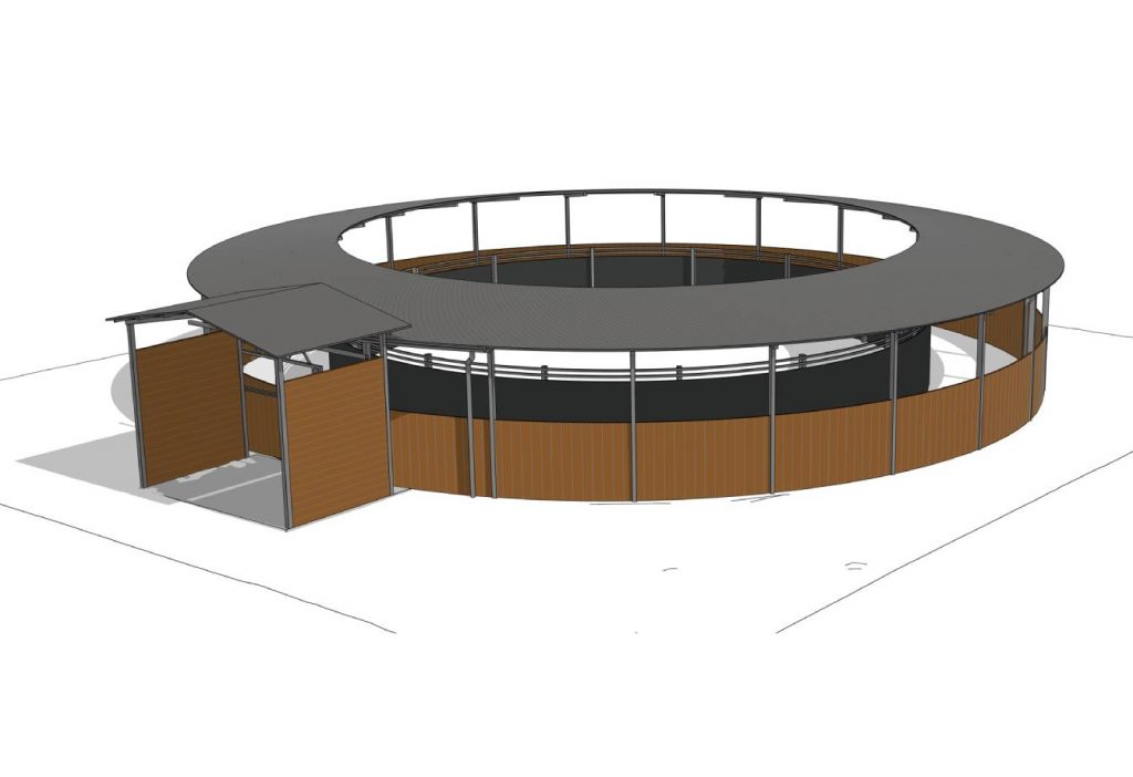 2e maquette numérique manège cirale campus équin Goustranville