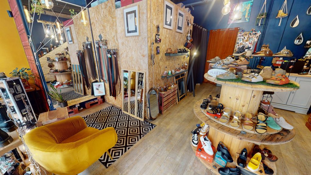 Visite virtuelle du magasin de chaussure la P'tite Dockée Le Havre
