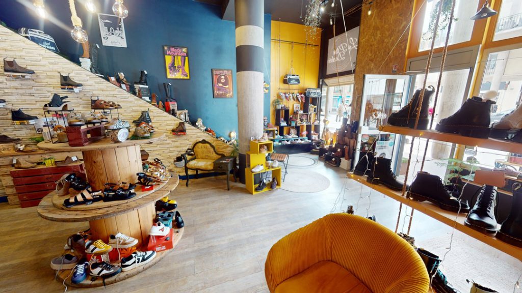 Visite virtuelle du magasin de chaussure la P'tite Dockée Le Havre
