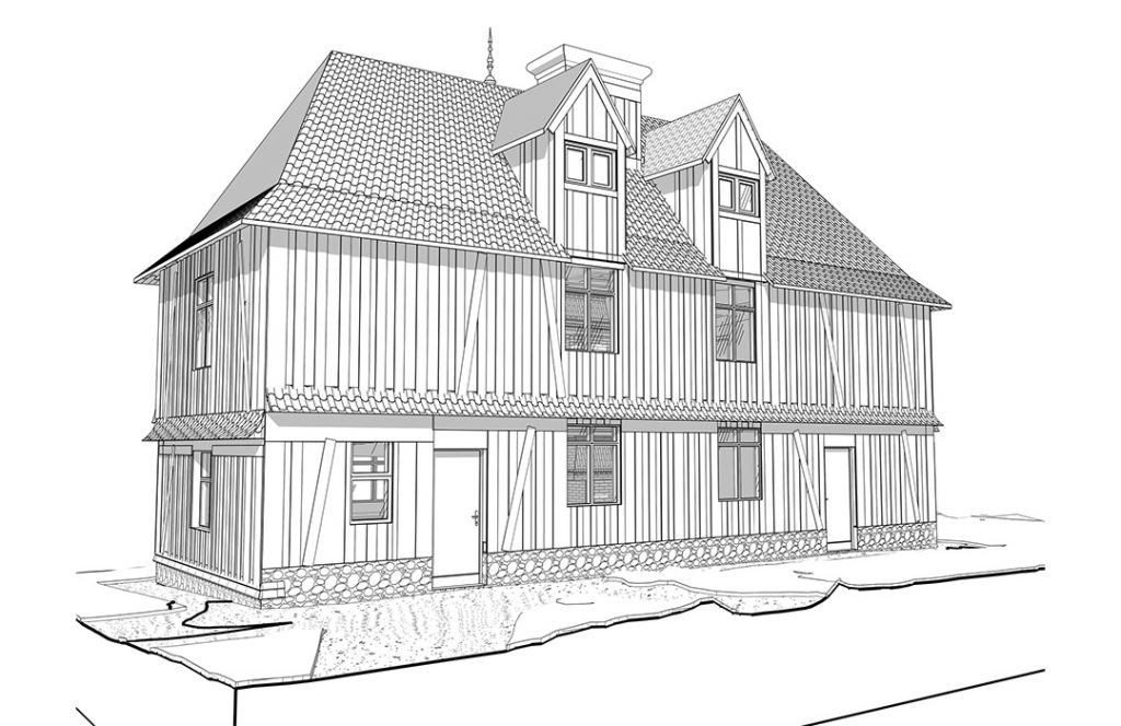 Relevé par scanner 3D et maquette numérique du musée Pierre Corneille à Petit Couronne et Normandie