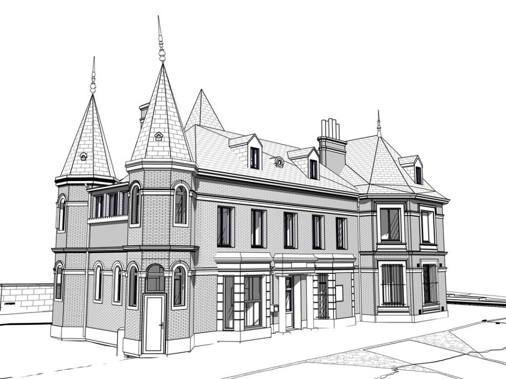 Relevé par scanner 3D et maquette numérique du musée Pierre Corneille à Petit Couronne et Normandie