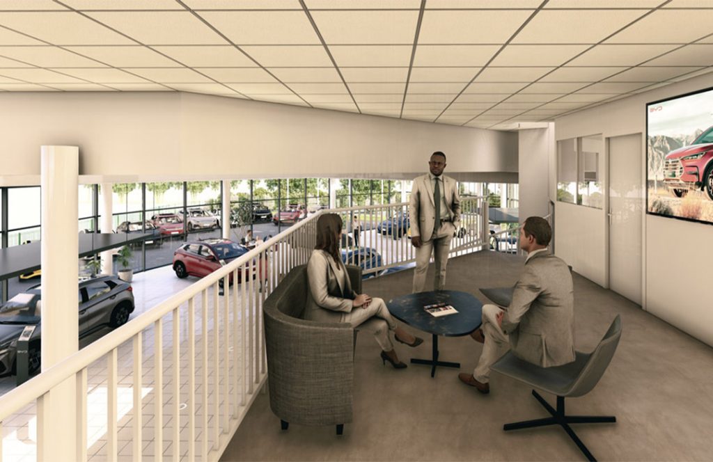 Aménagement de la concession automobile BYD Le Havre
