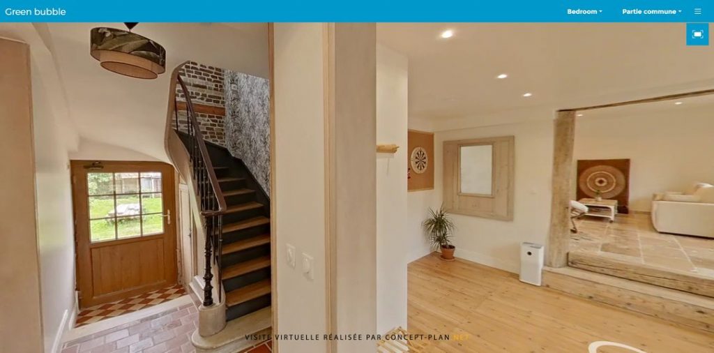 Visite virtuelle du coliving, pour étudiants, Le Havre, par Concept-plan