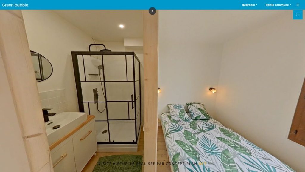 Visite virtuelle du coliving, pour étudiants, Le Havre, par Concept-plan