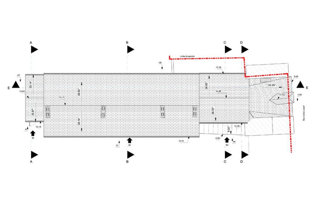 Relevé par scanner 3D - Logements sociaux - Elbeuf Normandie