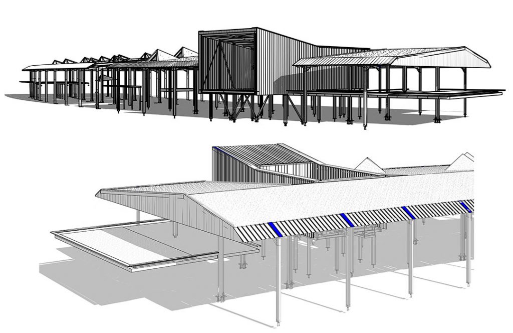 Maquette Numérique 3D Revit - Aéroport Deauville Normandie
