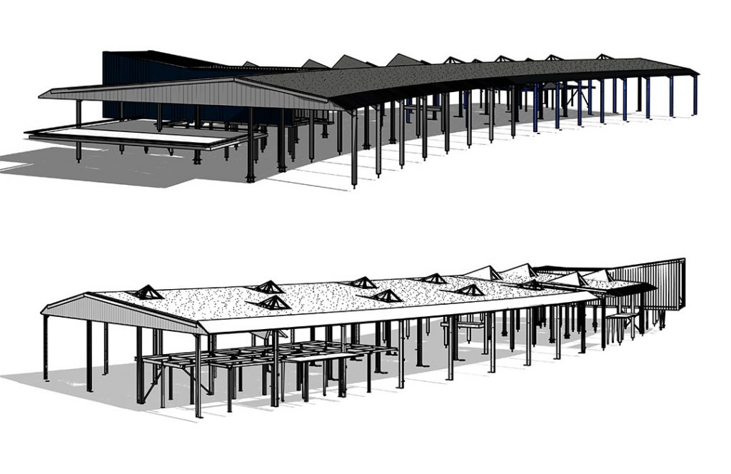 Maquette Numérique 3D Revit - Aéroport Deauville Normandie