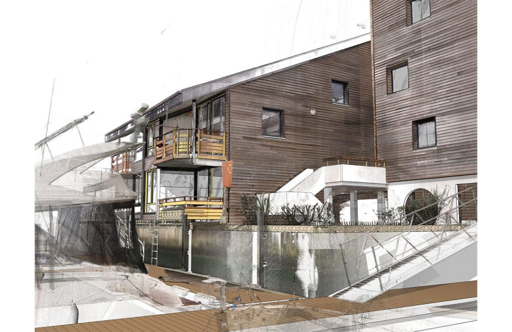 relevé par scanner 3D et maquette numérique des Marinas de Deauville en Normandie