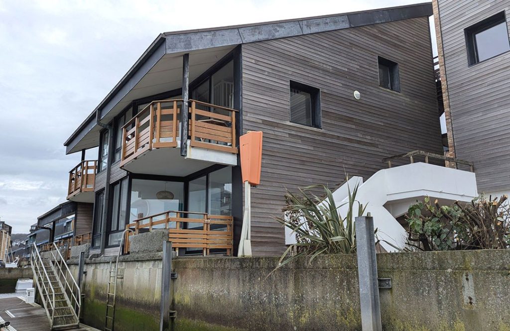 relevé par scanner 3D et maquette numérique des Marinas de Deauville en Normandie