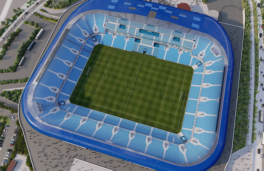 Complexe sportif stade de football ligue 1 - billetterie - concept-plan.net