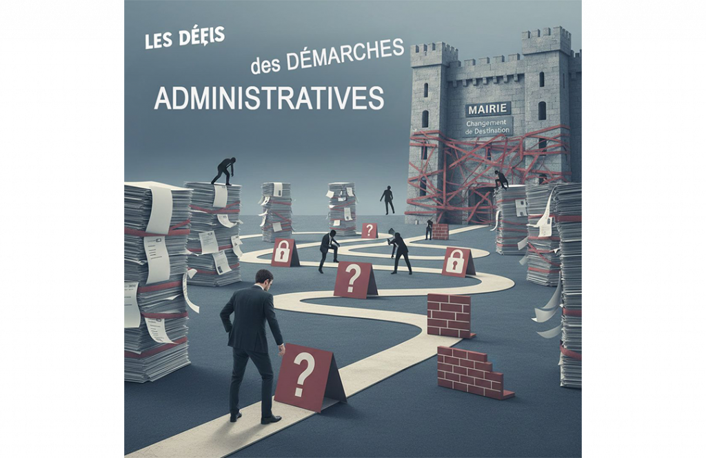 Changement de destination démarches administratives, Le Havre, Normandie, concept-plan