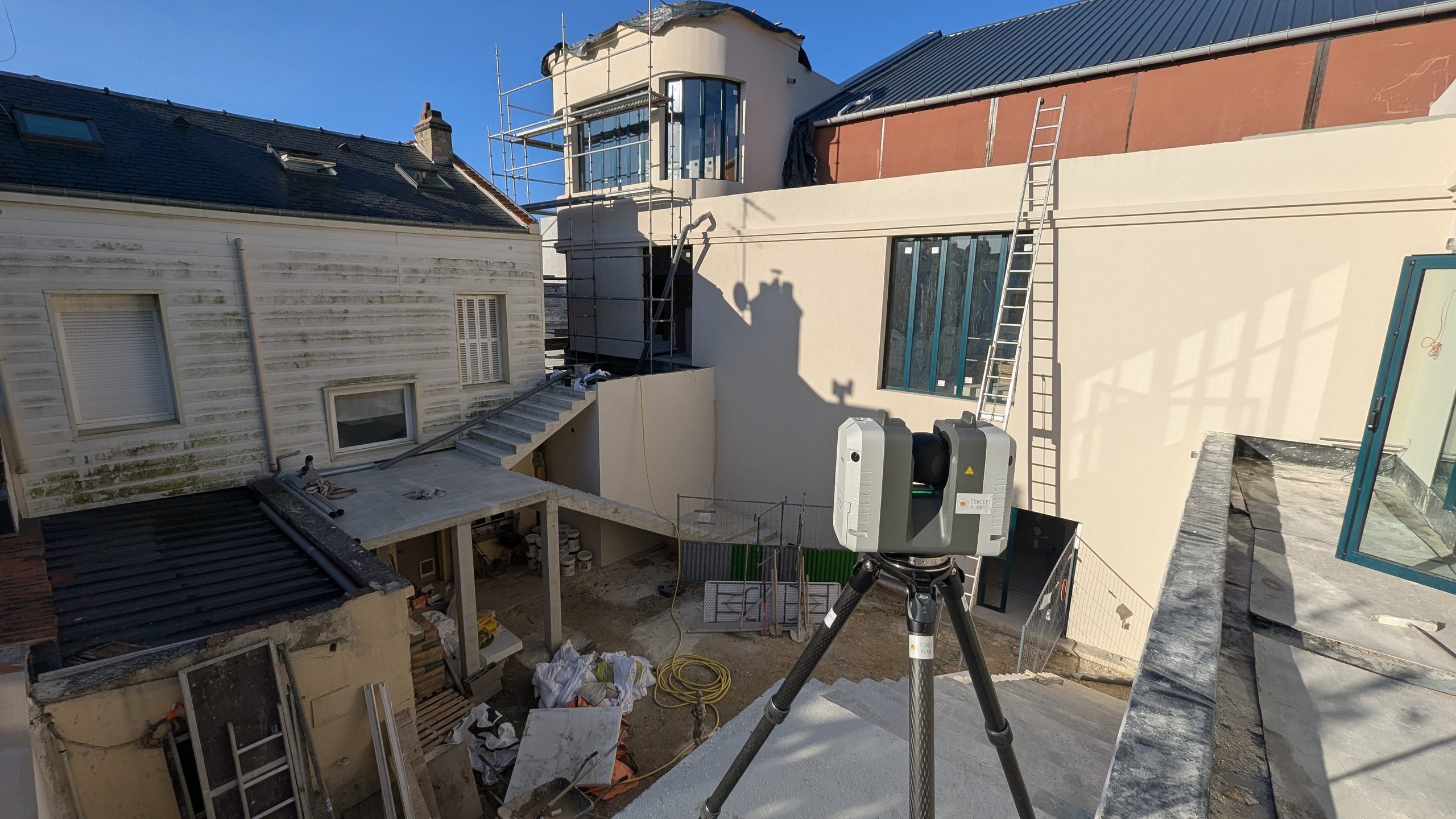 Terrasse en toiture du théâtre Le Normandy, au Havre